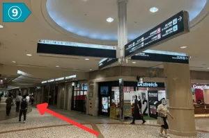 御堂筋線梅田駅からスマプロまでのアクセス9