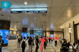 阪急大阪梅田駅からスマプロまでのアクセス6