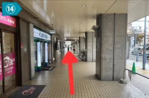 阪神電車大阪梅田駅からスマプロまでのアクセス14