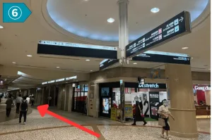 阪神電車大阪梅田駅からスマプロまでのアクセス6