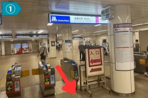 東梅田駅からスマプロまでのアクセス1