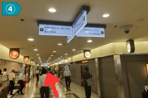 東梅田駅からスマプロまでのアクセス4
