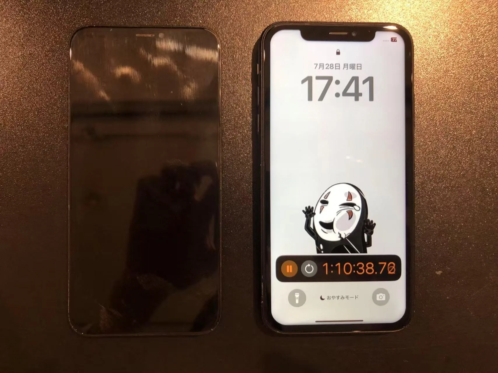 iPhoneXR 自動再起動
