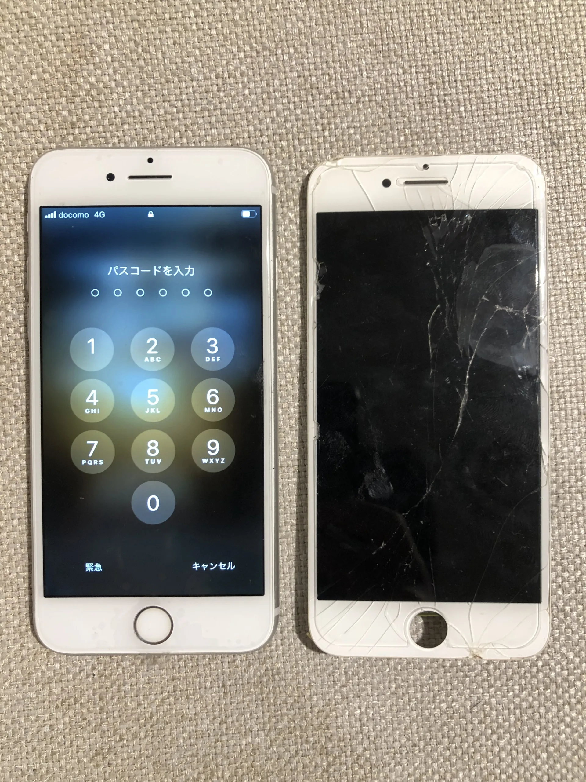 iPhone8　画面交換修理